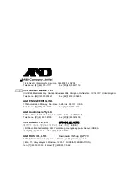 Preview for 13 page of A&D UT-601 Instruction Manual