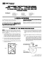 A&E Systems 5000 Replacement Instructions Manual предпросмотр