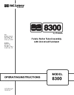 A&E Systems 8300 Operating Instructions preview