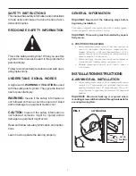 Preview for 2 page of A&E Systems 971 56 Oasis-Elite Series Operating Instructions Manual