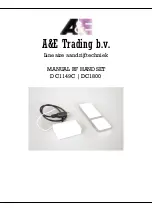 A&E Trading DC1149C Manual preview