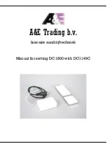 Preview for 1 page of A&E DC1800 Manual