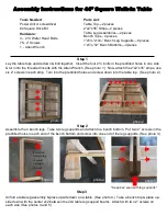 A&L Furniture AL284C-UNF Assembly Instructions предпросмотр