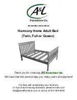 Preview for 1 page of A&L Furniture Harmony Home Assembly Instructions