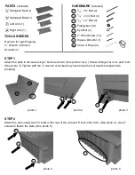 Предварительный просмотр 2 страницы A&L Furniture Wingate Swingbed Assembly Instructions