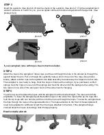 Предварительный просмотр 3 страницы A&L Furniture Wingate Swingbed Assembly Instructions