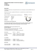 Preview for 14 page of a&p instruments UX 3081 Operating Instructions Manual