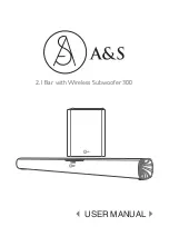 A&S 2.1 Bar with Wireless Subwoofer 300 User Manual preview