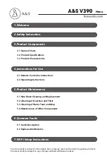 Предварительный просмотр 3 страницы A&S Neatsvor V390 User Manual