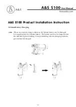 Preview for 13 page of A&S S100 User Manual