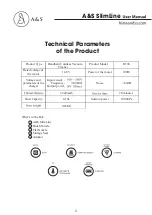 Preview for 4 page of A&S SlimLine User Manual