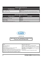 Preview for 2 page of AAON ASM01695 Technical Manual