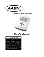 Предварительный просмотр 1 страницы AAON Mini Controller User Manual