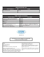 Preview for 2 page of AAON RSMD-CM Technical Manual