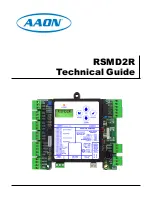 AAON RSMD2R Technical Manual предпросмотр