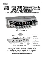 Preview for 1 page of AAR 093401BT Installation & Operating Instructions