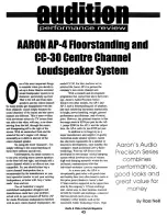 Preview for 1 page of Aaron AP-4 Brochure & Specs