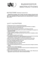 Предварительный просмотр 1 страницы Aaron SUB-120 Instructions