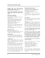 Preview for 12 page of Aarow Nouveau 7 Operating & Installation Manual