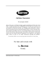 Preview for 31 page of Aarrow Becton 7 MK 3 Operating And Installation Manual