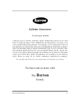 Предварительный просмотр 31 страницы Aarrow Becton 7 Operating & Installation Manual