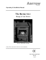 Preview for 1 page of Aarrow Becton MK 2 Operating & Installation Manual