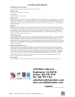 Preview for 2 page of AAS 12-000 User & Installation Manual