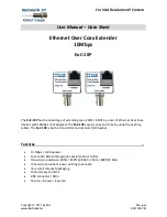 Preview for 1 page of AAS EoC-10P User Manual