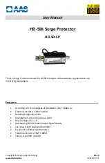 AAS HD-SD-SP User Manual предпросмотр