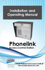 AAS PhoneLink 500 Installation And Operating Manual preview