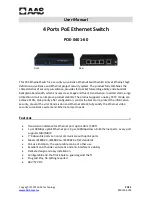 AAS POE-0401-60 User Manual preview