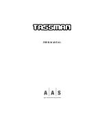 AAS Tassman User Manual preview