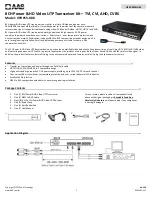 Preview for 1 page of AAS VPHP15-08K User Manual