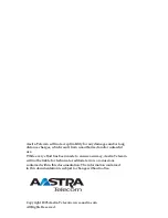 Preview for 2 page of Aastra 480I CT User Manual