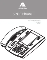 Предварительный просмотр 1 страницы Aastra 57i Installation Manual