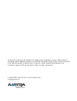 Preview for 2 page of Aastra 67 Series Administrator'S Manual