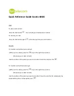 Aastra 6863i Quick Reference Manual preview