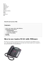 Preview for 1 page of Aastra 9112I Quick Start Manual