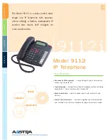 Preview for 1 page of Aastra 9112I Technical Specifications