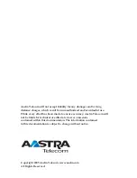 Предварительный просмотр 2 страницы Aastra 9112I User Manual