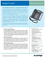 Aastra 9116LP Technical Specifications preview