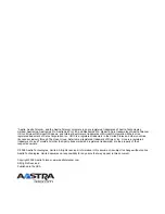 Preview for 2 page of Aastra AastraLink Pro 160 Administrator'S Manual