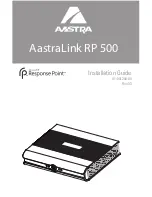 Aastra AastraLink RP 500 Installation Manual preview