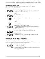 Preview for 27 page of Aastra Ascotel Office 135 User Manual