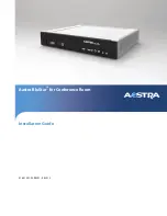 Aastra BluStar For Conference Room Installation Manual preview