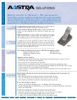 Preview for 1 page of Aastra CM-16 Specifications