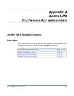 Предварительный просмотр 33 страницы Aastra CNX Procedure Manual