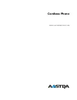 Aastra CORDLESS PHONE Installation Instructions Manual preview