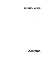 Preview for 1 page of Aastra DBC 225 Directions For Use Manual