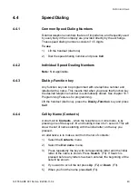 Preview for 40 page of Aastra DBC 425 Directions For Use Manual